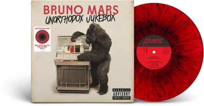 Bruno Mars - Unorthodox Jukebox (2024 Reissue, Atlantic, Red & Black Vinyl, LP)