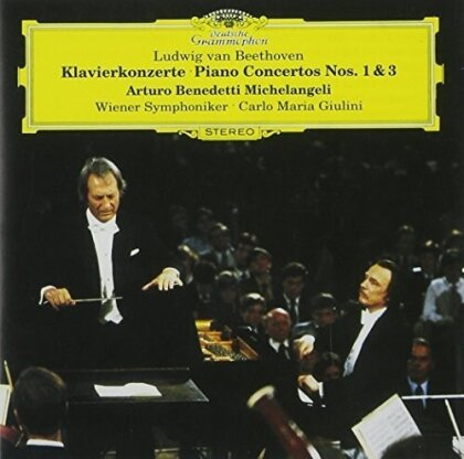 Ludwig van Beethoven (1770-1827), Carlo Maria Guilini, Arturo Benedetti Michelangeli & Wiener Symphoniker - Klavierkonzerte / Piano Concertos 1 & 3 (Japan Edition)
