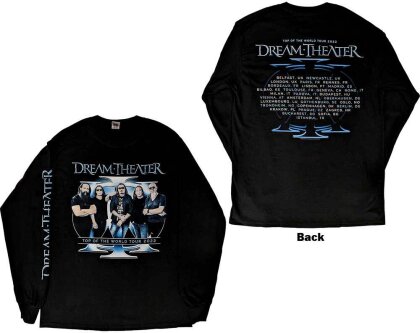 Dream Theater Unisex Long Sleeve T-Shirt - Band Photo TOTW Tour 2022 (Back Print & Ex-Tour)