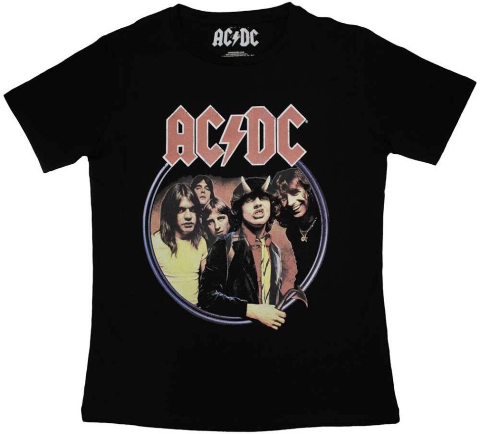 AC/DC Ladies T-Shirt - Highway To Hell Circle - Grösse M