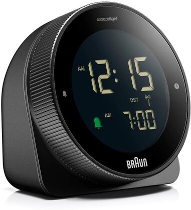 Braun digital Alarm Clock - black