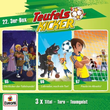 Teufelskicker - 22. Box - 3 Hörspiele (3 CD)
