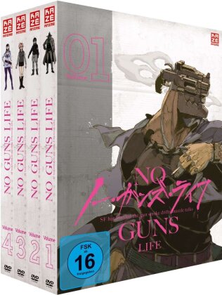 No Guns Life - Vol. 1-4 (Gesamtausgabe, Bundle, 4 DVDs)