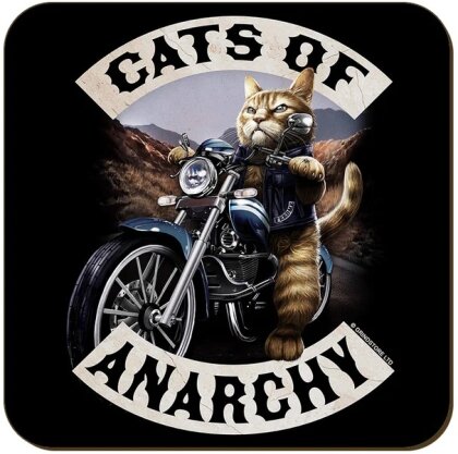 Horror Cats Cats Of Anarchy Coaster