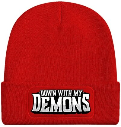 Down With My Demons Red Beanie