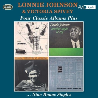 Lonnie Johnson & Victoria Spivey - Four Classic Albums Plus (2 CDs)