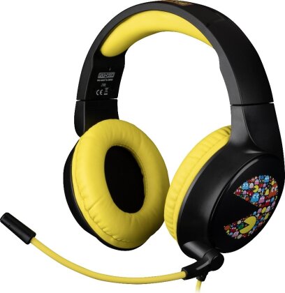 KONIX - Pac-Man Universal Gaming Headset - black/yellow (PlayStation 5 + Xbox Series X)