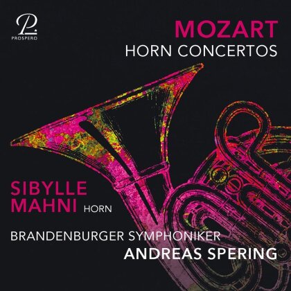 Wolfgang Amadeus Mozart (1756-1791), Andreas Spering, Sibylle Mahni & Brandenburger Symphoniker - Horn Concertos (2 CD)