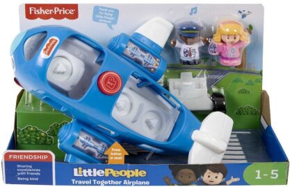 Fisher-Price Little People Flugzeug Spielzeug mit Figuren