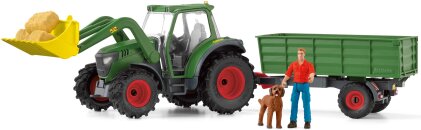 Farm World - Traktor mit Anhänger