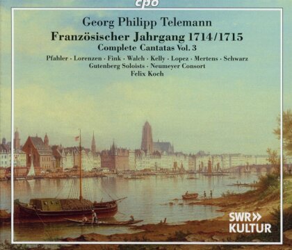 Georg Philipp Telemann (1681-1767), Felix Koch, Gutenberg Soloists & Neumeyer Consort - Kantaten - Französischer Jahrgang 1714/1715 - Complete Cantatas Vol. 3 (2 CDs)