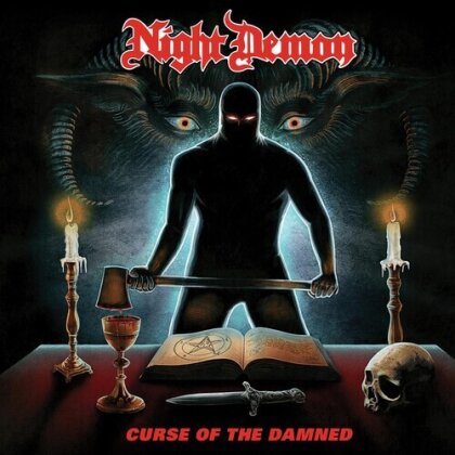 Night Demon - Curse Of The Damned (2024 Reissue, Iron Grip, Édition Deluxe, Red Vinyl, LP)