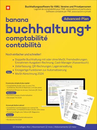 Banana Buchhaltung Plus - Advanced-Plan [PC/Mac/Linux]