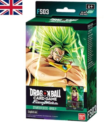JCC - Starter Deck - FS03 - Broly - Dragon Ball Super : "Fusion World" (EN)