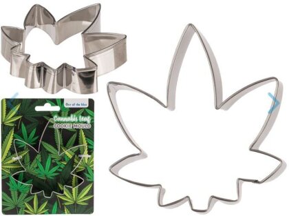 Cannabis Metall-Ausstechform