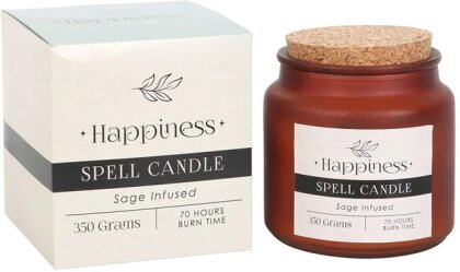 Sage Infused Happiness Spell Candle