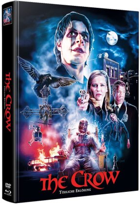 The Crow 3 - Tödliche Erlösung (2000) (Wattiert, Limited Edition, Mediabook, Uncut, Blu-ray + DVD)