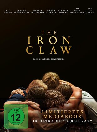 The Iron Claw (2023) (Limited Edition, Mediabook, 4K Ultra HD + Blu-ray)