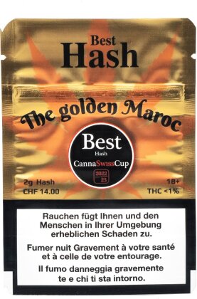 Bio Sativa Swiss Best Hash Golden Maroc 2g