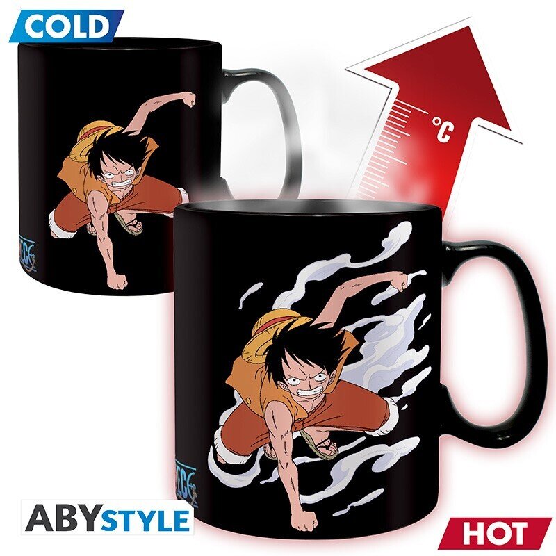 Mug - Thermo Réactif - One Piece - Luffy & Ace - 460 ml