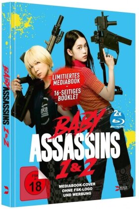 Baby Assassins 1 & 2 (Cover B, Limited Edition, Mediabook, 2 Blu-rays)