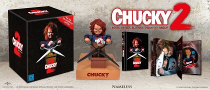 Chucky 2 (1990) (mit Büste, Edizione Limitata, Mediabook, Riedizione, Blu-ray + DVD)