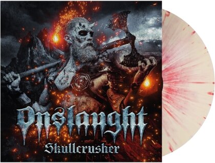 Onslaught - Skullcrusher (White W/ Red Splatter Vinyl, LP)