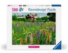 Ravensburger Puzzle 12000844, Scandinavian Places - Bauernhof in Schweden - 500 Teile Puzzle für Erwachsene und Kinder ab 12 Jahren