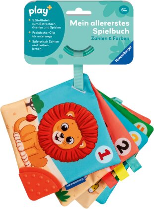 Play+ Mein allererstes Spielbuch - Zahlen und Farben (Stoffbuch)