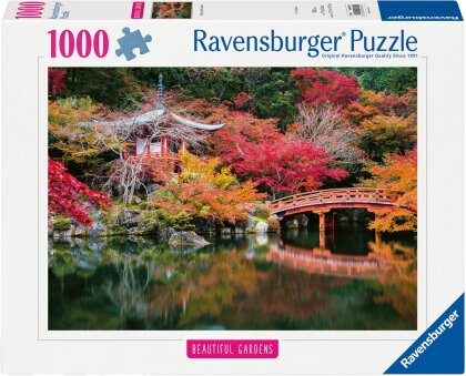 Ravensburger Puzzle 12000849, Beautiful Gardens - Daigo-ji, Kyoto, Japan - 1000 Teile Puzzle für Erwachsene und Kinder ab 14 Jahren