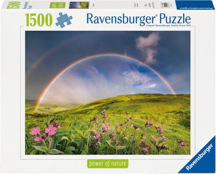 Ravensburger Puzzle 12000800 - Spektakulärer Regenbogen - 1500 Teile Puzzle für Erwachsene ab 14 Jahren