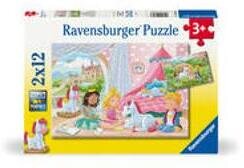 Ravensburger Kinderpuzzle - 12000858 Zauberhafte Freundschaft - 2x12 Teile Puzzle für Kinder ab 3 Jahren