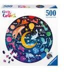 Ravensburger - Puzzle für Erwachsene - Rundes Puzzle mit 500 Teilen - Geeignet ab 12 Jahren - Träume (Farbkreis) - Puzzle Made in Europe - 12000818