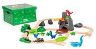 BRIO World – 36104 Dinosaurier Deluxe Set | 45-teiliges Zugset für Kinder ab 3 Jahren