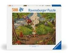 Ravensburger Puzzle 12000777 - Bei der Waldhexe - 500 Teile Puzzle für Erwachsene ab 12 Jahren