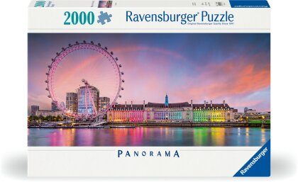 Ravensburger Puzzle 12000805 - Kunterbuntes London - 2000 Teile Puzzle für Erwachsene ab 14 Jahren