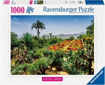 Ravensburger Puzzle 12000853, Beautiful Gardens - Botanischer Garten, Madeira - 1000 Teile Puzzle für Erwachsene und Kinder ab 14 Jahren
