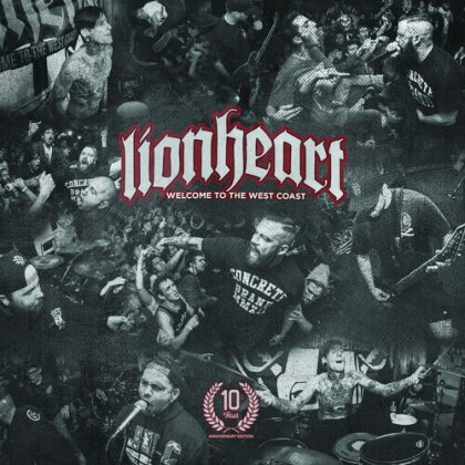 Lionheart (Hardcore) - Welcome To The West Coast (2024 Reissue, Fast Break, Édition 10ème Anniversaire, LP)