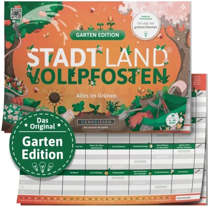 STADT LAND VOLLPFOSTEN® A4 - GARTEN EDITION "Alles im Grünen Bereich"