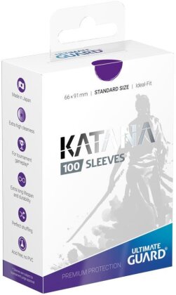 Protèges Cartes 100 pièces - Katana - Standard - Violet