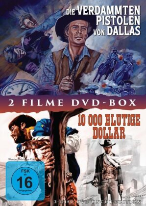 Die verdammten Pistolen von Dallas (1964) / 10000 blutige Dollar (1967) (Uncut, 2 DVD)