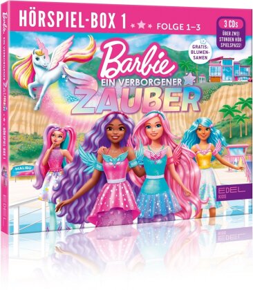 Barbie - Hörspiel-Box,Folge 1-3 Mit Blumentütchen (3 CDs)