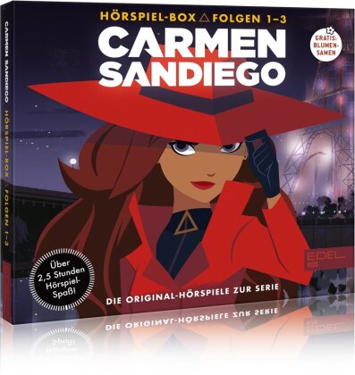 Carmen Sandiego - Hörspiel-Box,Folge 1-3 Mit Blumentütchen (3 CDs)