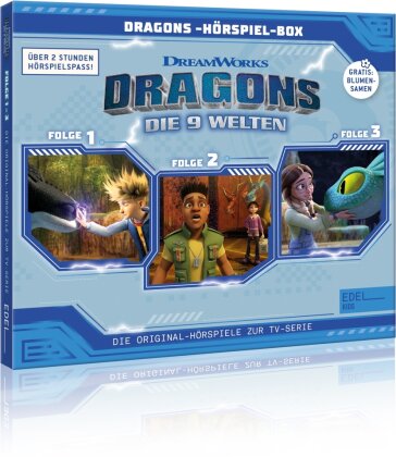 Dragons - Die 9 Welten - Hörspiel-Box,Folge 1-3 Mit Blumentütchen (3 CDs)