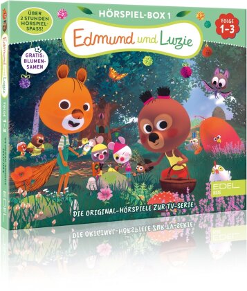 Edmund und Luzie - Hörspiel-Box,Folge 1-3 Mit Blumentütchen (3 CDs)