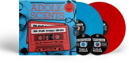 Adolescents - The Rob Ritter Tapes - Live At Starwood 1980/1981 (Red/Blue Vinyl, 2 LP + 2 CD)