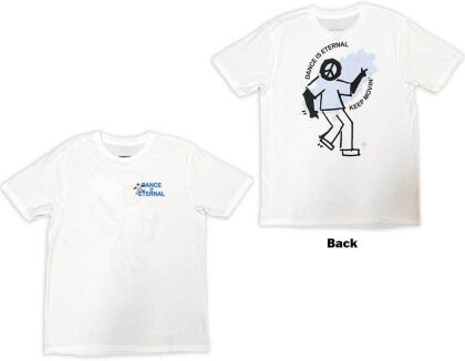 Calvin Harris Unisex T-Shirt - Dance Eternal (White) (Back Print & Ex-Tour)