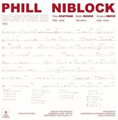 Phill Niblock - Boston / Tenor / Index