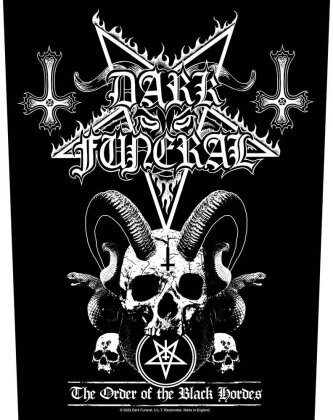 Dark Funeral Back Patch - Order Of The Black Hordes