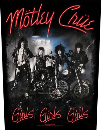 Motley Crue Back Patch - Girls, Girls, Girls